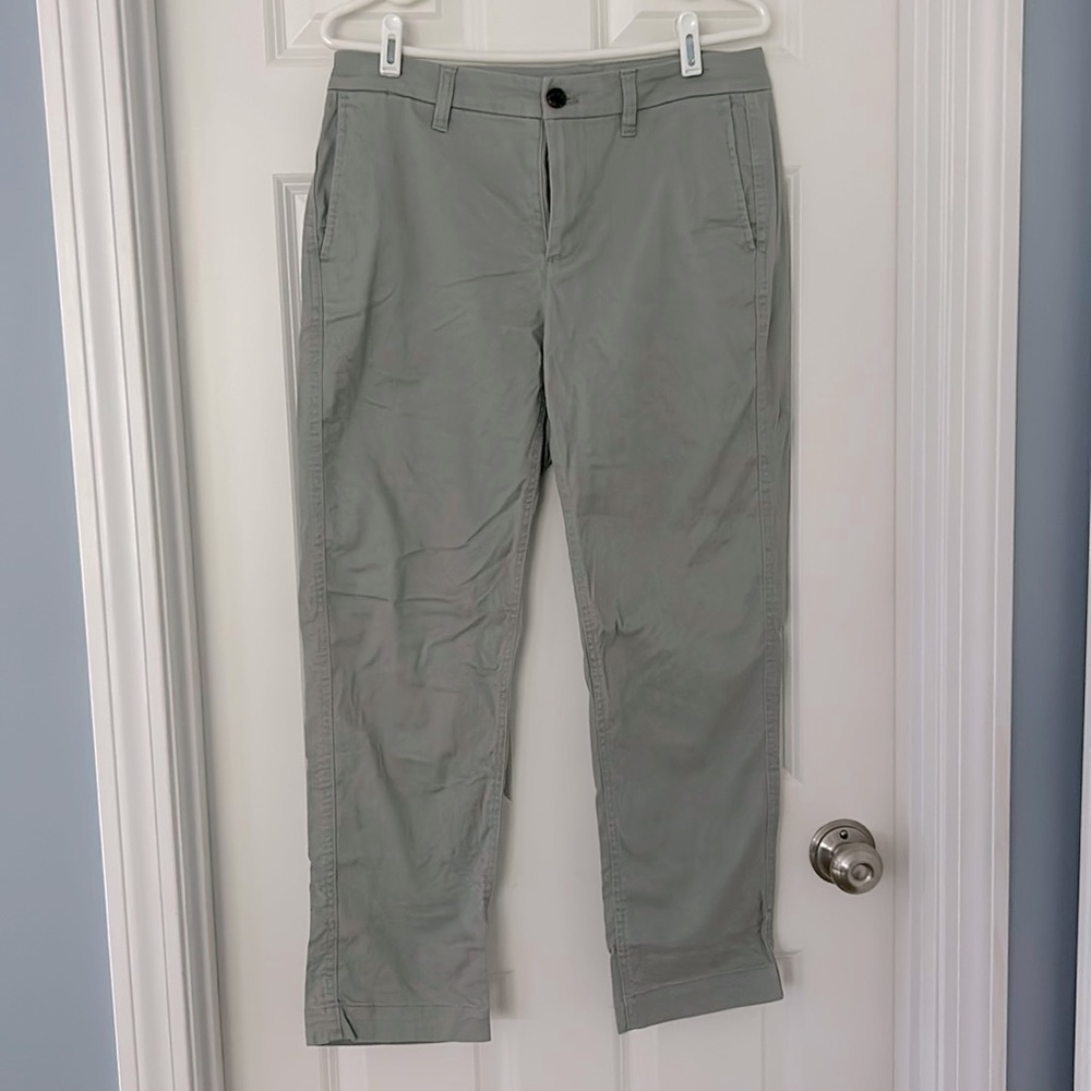 J Crew Gray Chino Slacks